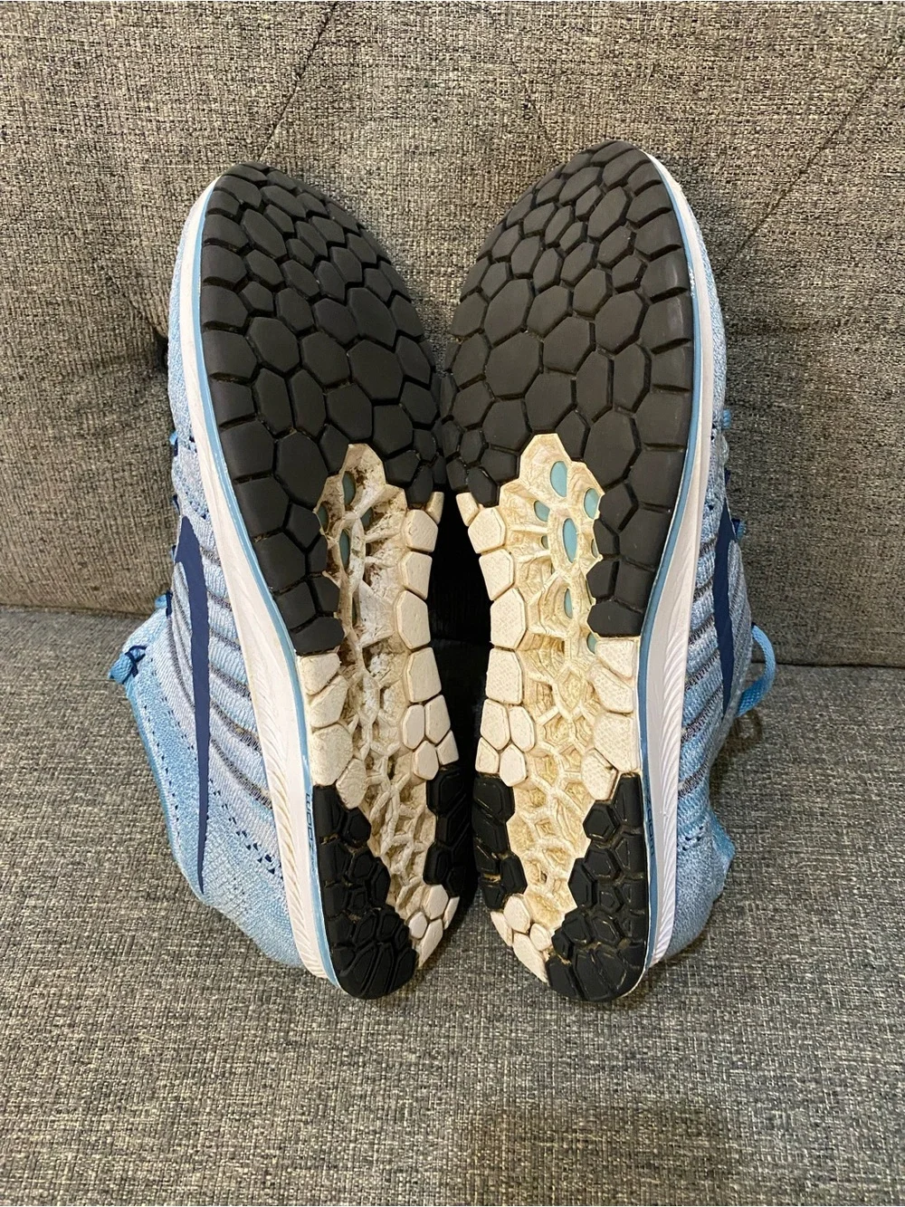 Nike Zoom Flyknit Streak Blue Sneakers Men’s Size 11.5